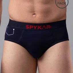 underjeans by spykar Men Pack of 2 Elasticated Waist Briefs-picture-40