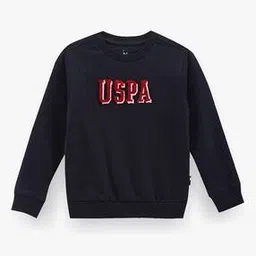 u.s. polo assn. Boys Brand Embroidered Regular Fit Cotton Round-Neck Sweatshirt-picture-12