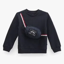 u.s. polo assn. Boys Brand Print Regular Fit Cotton Round-Neck Sweatshirt-picture-16