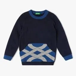 united colors of benetton Boys Knit Regular Fit Pullover-picture-15