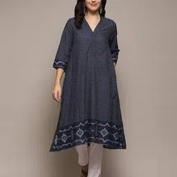 biba Women Checked A-Line Kurta-picture-22