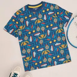pantaloons junior Boy Regular Fit Round-Neck T-Shirt image 1
