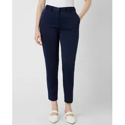 van heusen Women Straight Fit Flat-Front Trousers-picture-17