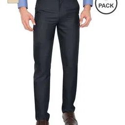 mchenry Pack of 2 Checked Relaxed Fit Trousers-picture-33
