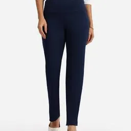 blissclub Women Tapered Fit Flat-Front Pants-picture-36