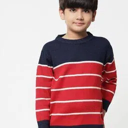 nick & jones Striped Round-Neck Sweater-picture-13