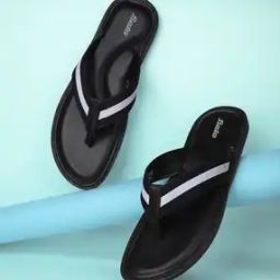 bata Men Thong-Style Flip-Flops with Denim Upper-picture-28