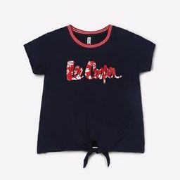 lee cooper Brand Print Crew-Neck T-shirt-picture-30