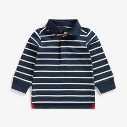 mothercare Striped High-Low Slim Polo T-shirt-picture-50