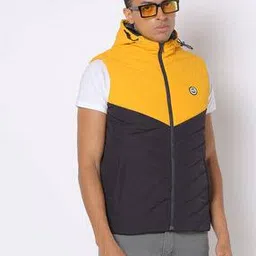 u.s. polo assn. Colourblock Quilted Hooded Gilet-picture-29