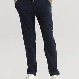 snitch Men Straight Track Pants with Elasticated Waist-picture-14