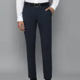 louis philippe Flat-Front Trousers with Insert Pockets-picture-13