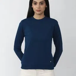 van heusen Round-Neck Sweatshirt with Cuffed Sleeves-picture-49