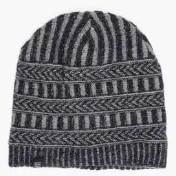 dnmx Men Striped Woolen Beanie-picture-32
