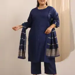 extra love by libas Women Cotton Straight Kurta Set-picture-35