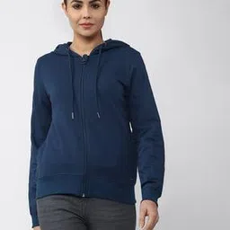 van heusen Zip-Front Hoodie with Split-Kangroo Pockets-picture-47