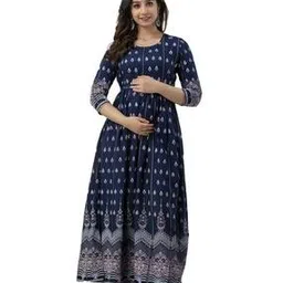 Women Floral Fit And Flare Dress-image-13