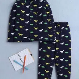 bumzee Boys Animal Shirt Pants Nightsuit Set-picture-41