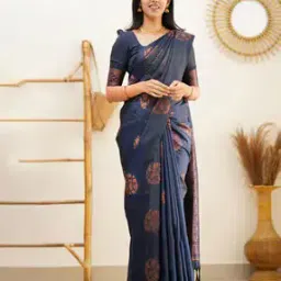 Women Banarasi Silk Traditional Saree-image-6