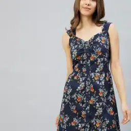 rare Floral Printed A-line Dress-picture-41