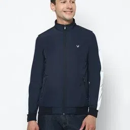 allen solly Zip-Front High-Neck Bomber Jacket-picture-50