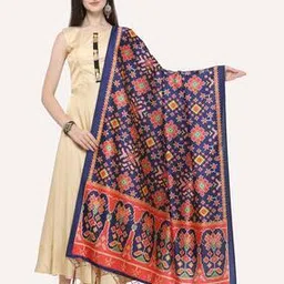 svaraa Women Digital Print Assam Silk Dupatta-picture-23