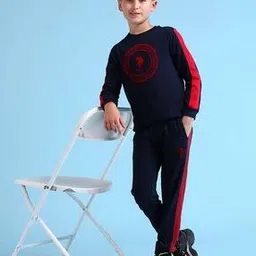 Boys Colourblock Cotton Joggers with Insert Pockets-image-62