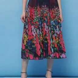label ritu kumar Printed Long Skirt-picture-33