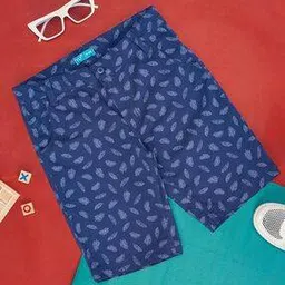 yu by pantaloons Boys Regular Fit Flat Front Shorts-picture-49