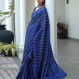 ri-wah Women Woven Saree with Contrast Border-picture-30