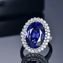 designs & you Silver-Plated Stone-Studded Cocktail Ring image 1