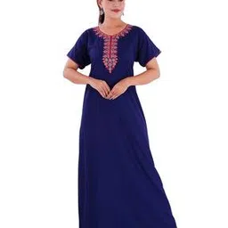 noxty Women Embroidery Nighti-picture-11