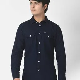 crimsoune club Cotton Shirt with Flap Pockets-picture-13
