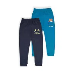 j & jp Pack of 2 Graphic Printed Straight Track Pants-picture-30