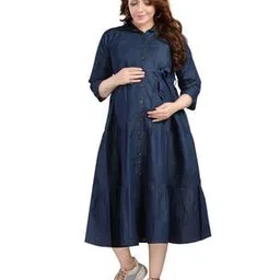 easy mom Women Fit and Flare Dress-picture-12