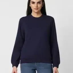 Women Regular Fit Crew-Neck Sweatshirt-image-23