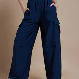 leia Women High Rise Loose Trousers image 1