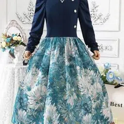 styleconnect Girls Floral Gown Dress-picture-50