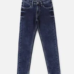 allen solly Boys Lightly Washed Skinny Fit Jeans-picture-37