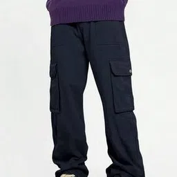 buda jeans co Men Flat-Front Relaxed Fit Cargo Pants-picture-13