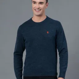 red tape Men Regular Fit Round-Neck Pullover image 1