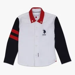 u.s. polo assn. Colourblock Button-Down Collar Shirt-picture-42