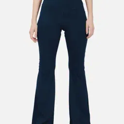 imperative Women Flared Flat-Front Pants image 1