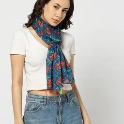 yousta Women Floral Print Scarf-picture-21