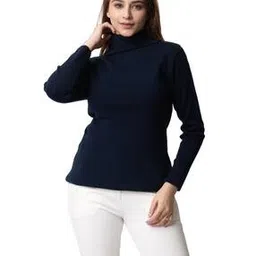 twenty me Ribbed High-Neck Pullover-picture-35