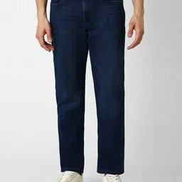 van heusen Men Lightly Washed Straight Fit Jeans-picture-53