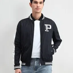 u.s. polo assn. Men Colourblock Regular Fit Bomber Jacket-picture-15