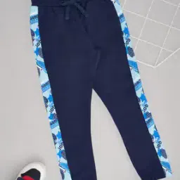 pantaloons junior Boys Cotton Mid Rise Colour-block Jogger Pants-picture-13