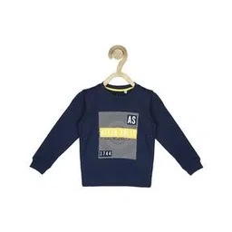allen solly Brand Print Round-Neck Sweatshirt-picture-51