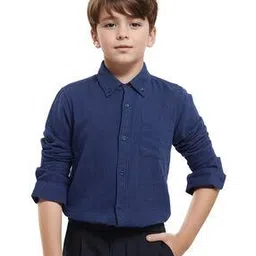 rare ones Boys Spread Collar Relaxed Fit Shirt-picture-13